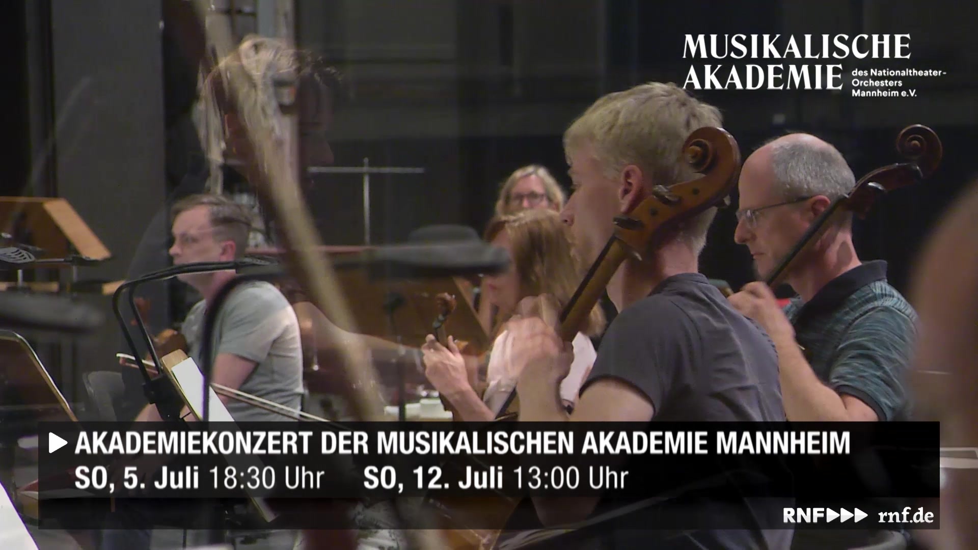 Promotion Spot Zum Akademiekonzert Der Musikalischen Akademie Mannheim Rhein Neckar Fernsehen